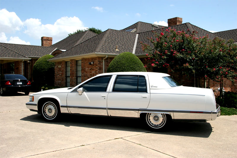 1994 Cadillac Fleetwood Brougham LT1 White Black VIN 1g6dw52p9rr715023 24K