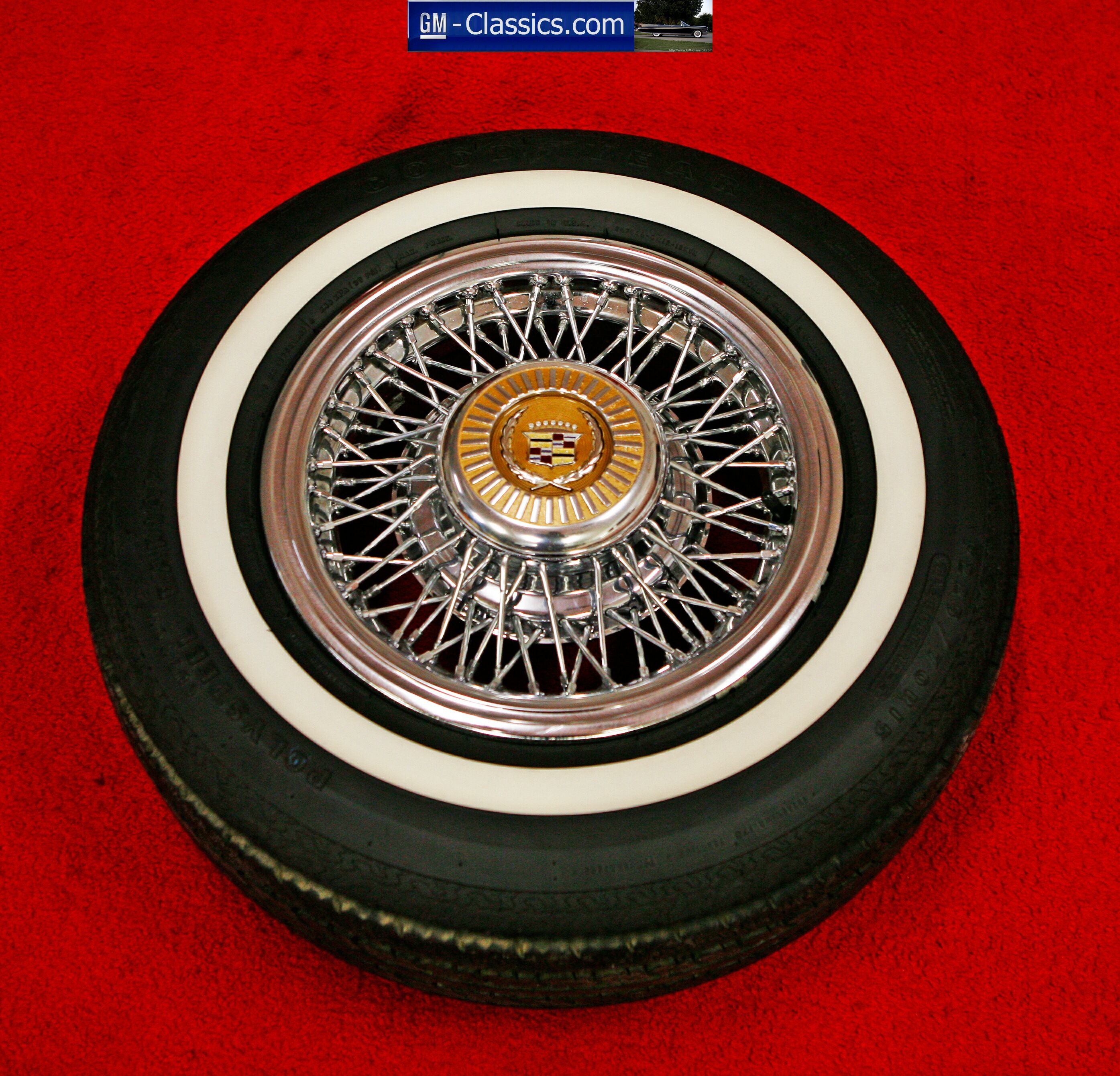 Cadillac Appliance Plating Style Wire Wheels