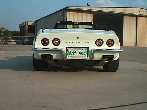 72 Vette Rear View