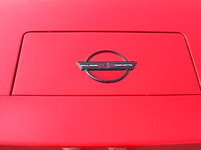 Callaway Corvette Gas Cover Emblem